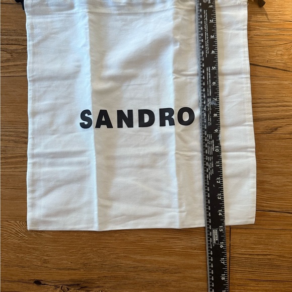 Sandro Paris Dust Bag – White with Black Logo - Picture 3 of 4